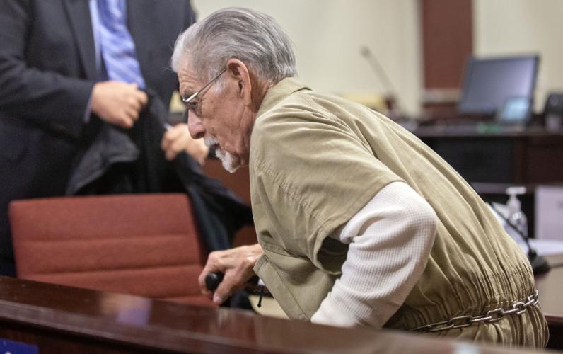 Ben Noverto Martinez at his sentencing in the 2018 shooting death of Thomas Trujillo in 2024.